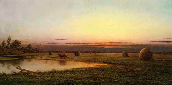 Sunset on the Rowley Marshes