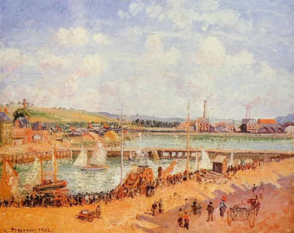 The Port of Dieppe, the Dunquesne and Berrigny Basins: High Tide, Sunny Afternoon