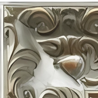 Silver Carved Pine (4328)