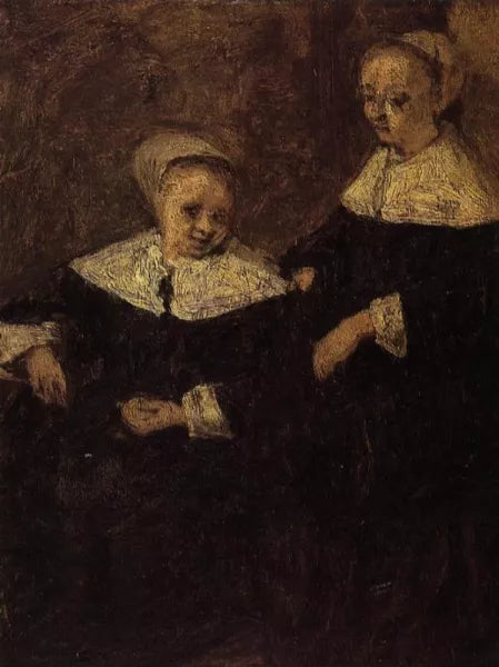 Two Woman after Adriaen van Ostade