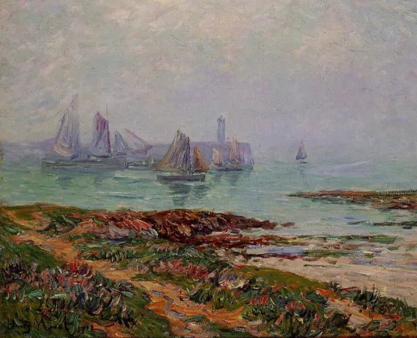 Misty Day at Dielette - the Manche