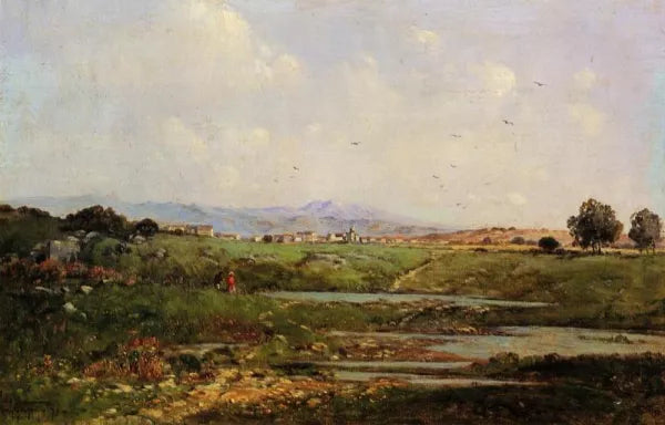 Small Provencal Village at the Base of the Hills