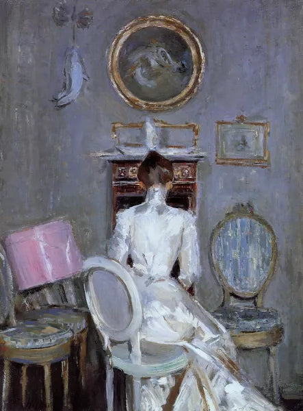 Madame Helleu in Her Husband's Studio