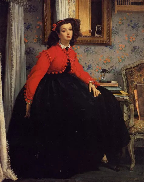Portrait of Mademoiselle L. L. also known as Young Woman in a Red Jacket