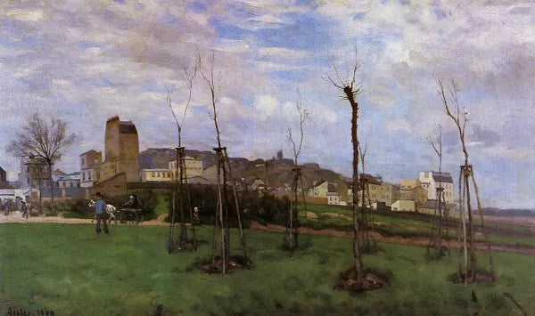 View of Montmartre from the Cite des Fleurs, Les Batignolles