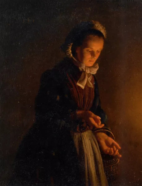 A Servant Girl by Candle Light