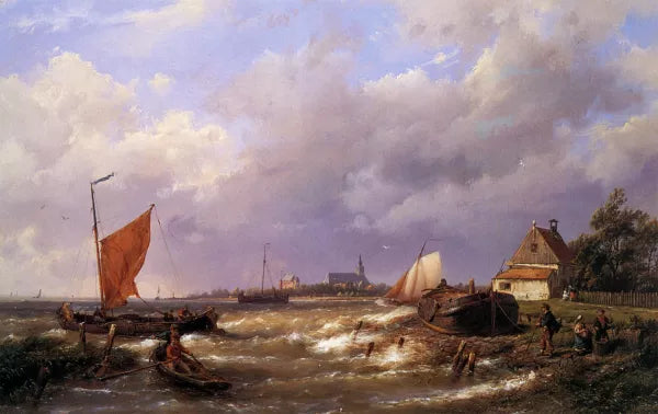 Shipping Scenes off the Dutch Coast