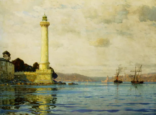 The Lighthouse at Seraglio Point and The Golden Horn Beyond