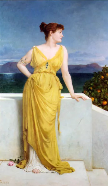 Mrs. Charles Kettlewell in Neo-classical Dress
