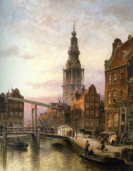 The Zuider Kerk at Dusk, Amsterdam