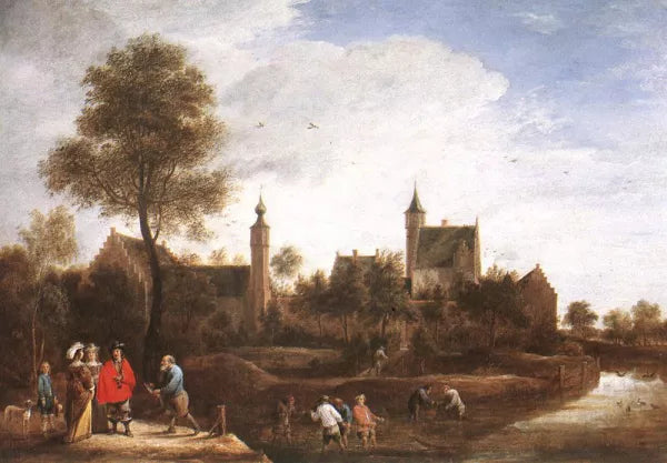 A View of Het Sterckshof near Antwerp