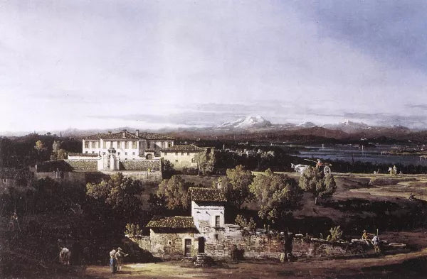 View of the Villa Cagnola at Gazzada near Varese