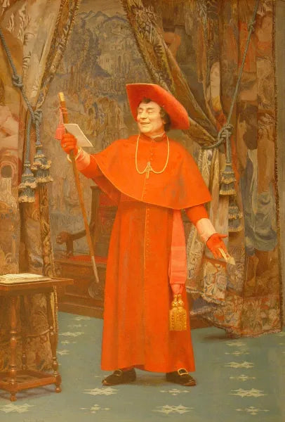 Cardinal, Reading a Letter