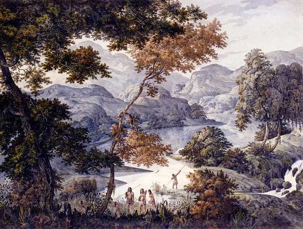 River Landscape with Indians