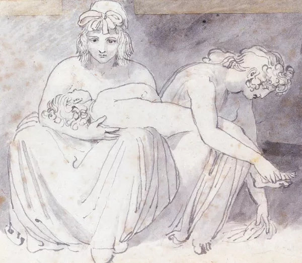 Two Women with a  Young Child