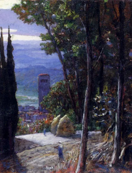 An Umbrian Threshing Floor Near Rocca Sant' Angelo