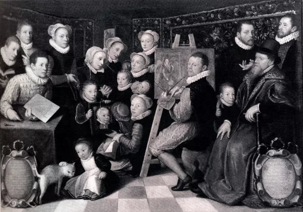 Self-Portrait Of The Artist With His Family