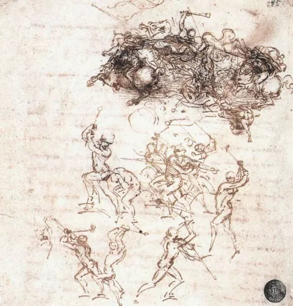 Study of Battles on Horseback and on Foot