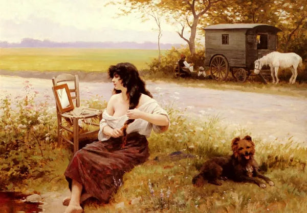 La Gitane A La Toilette
