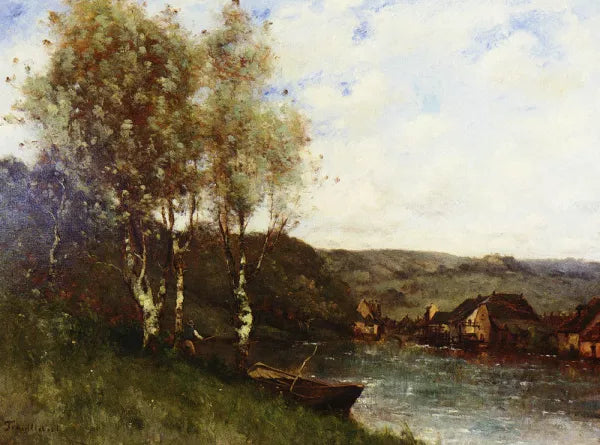 Fisherman at the River's Edge