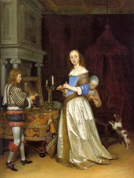 A Lady at Her Toilette