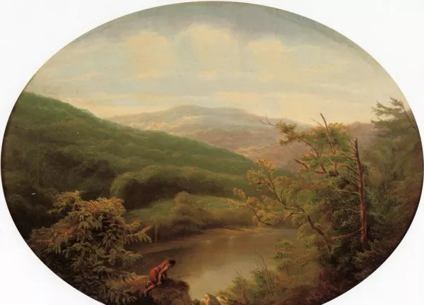 Native American Hunting Scene