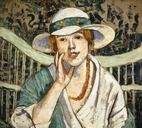 The White and Green Hat