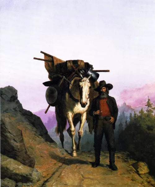 California Miner with Pack Horse