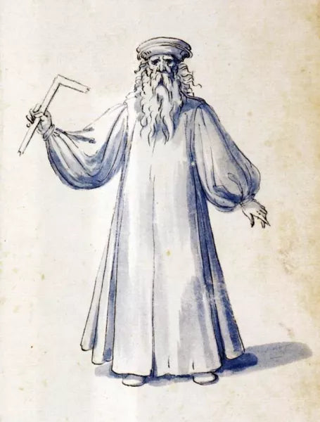 Costume of the Allegorical Figure Geometry
