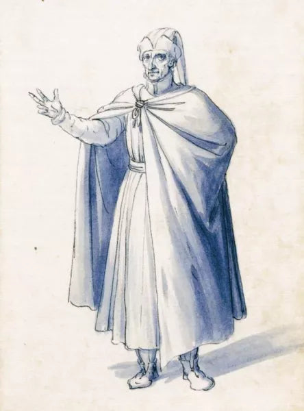 Costume of the Allegorical Figure Arithmetic