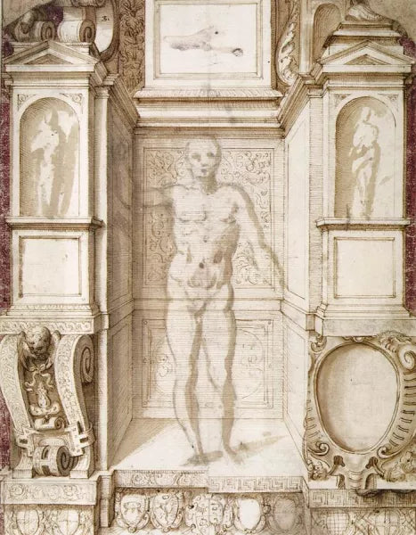 Study of a Figure in a Niche