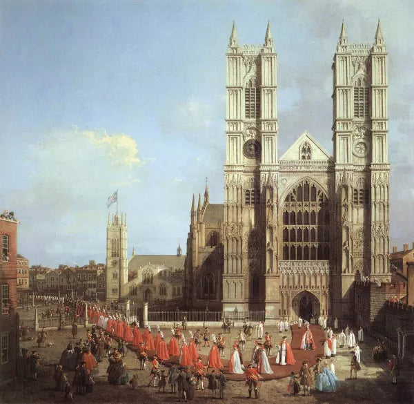 London: Westminster Abbey, with a Procession of Knights of the Bath