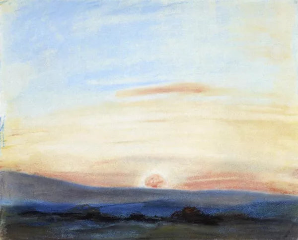 Study of Sky: Setting Sun