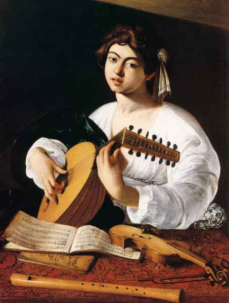 The Lute Player Detail