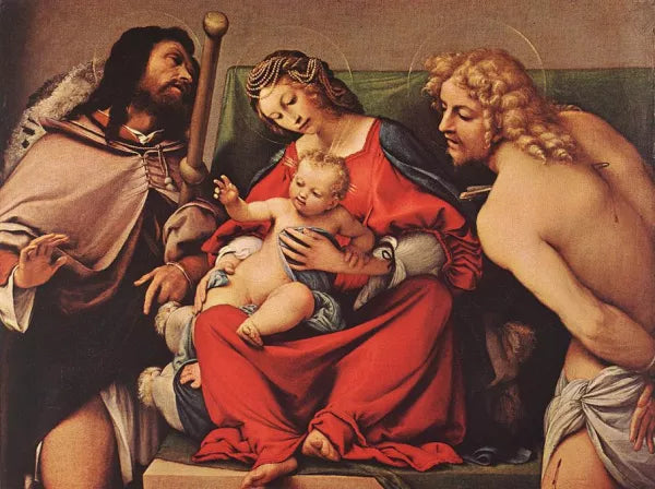 Madonna with the Child and Sts Rock and Sebastian