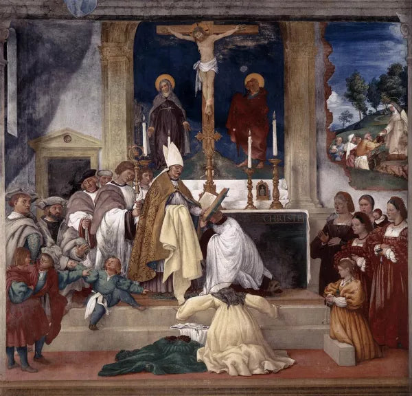 Legend of St Brigid Detail