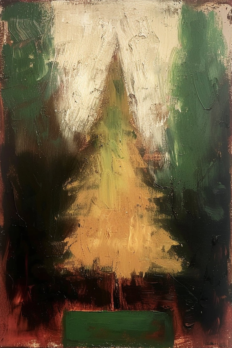 Golden Christmas Tree