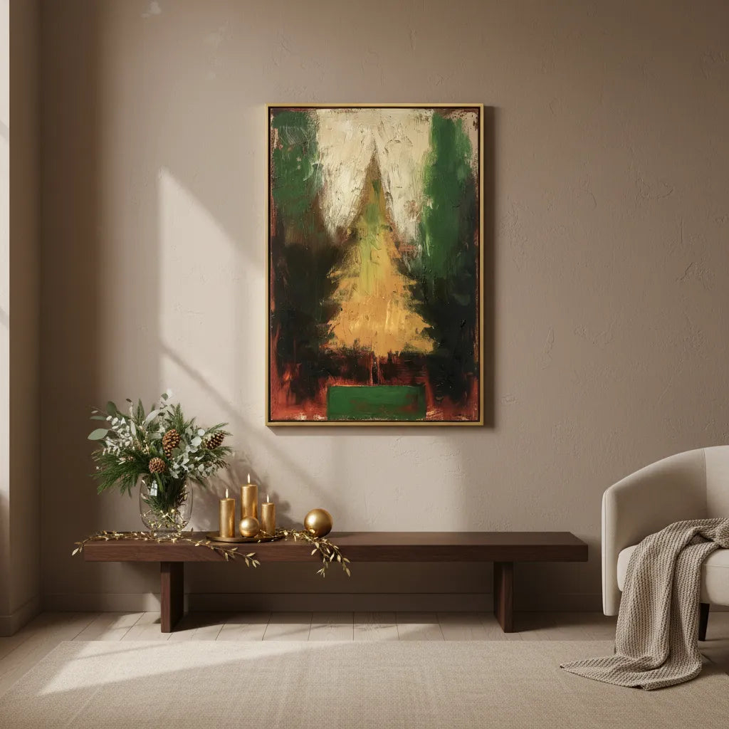 Golden Christmas Tree