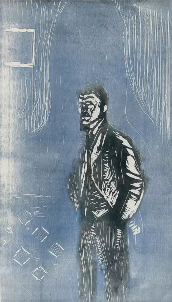 Self-Portrait in Moonlight