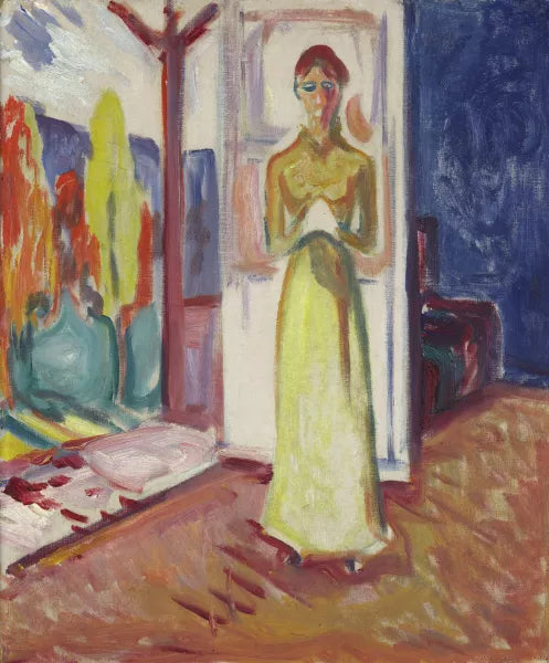 Woman Standing in the Doorway