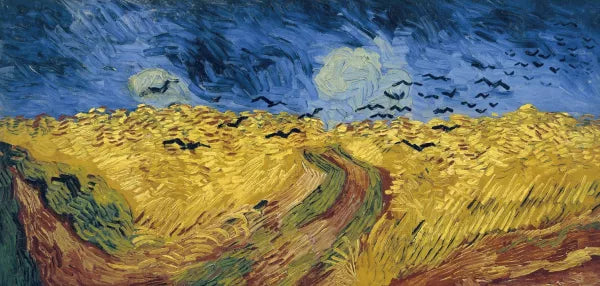 Wheatfield with Crows