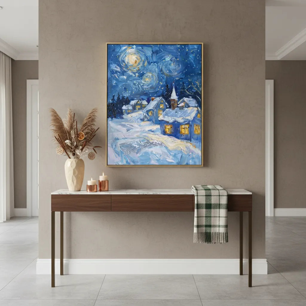 Starry Winter Village