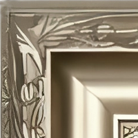 Silver Leaf Frame (9849)