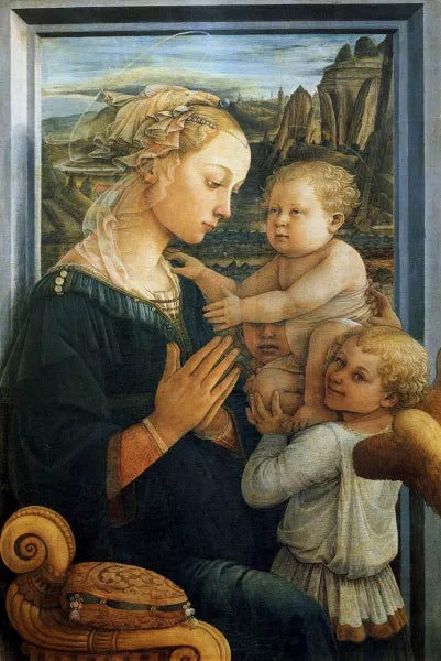 Madonna with the Child and Two Angels