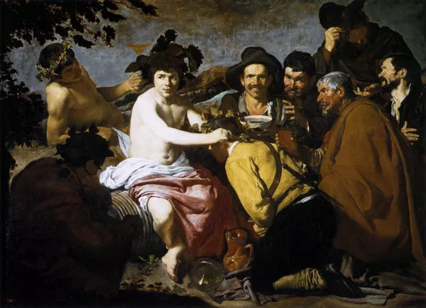 The Triumph of Bacchus Los Borrachos, The Topers