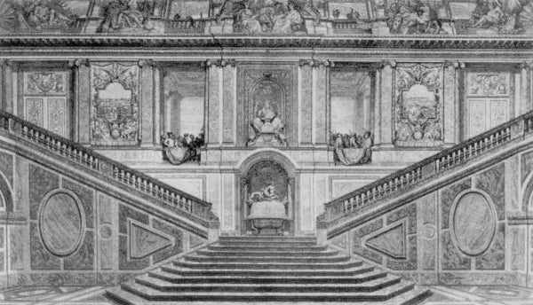 The Ambassadors Staircase in Versailles