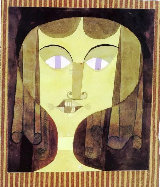 Portrait of a Violet-Eyed Woman