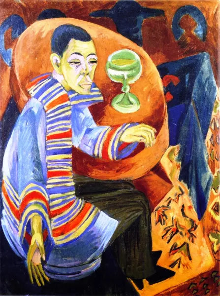 The Drinker, Self-Portrait