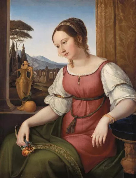Portrait of a Young Roman Woman Angelina Magtti