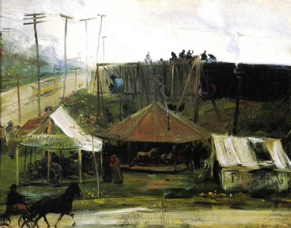 Outside the Guttenberg Race Track